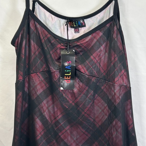Delia*s Dolls Kill Dress Y2K 90s Skater Grunge Short Sheer Babydoll New Tags XXL - Picture 5 of 16